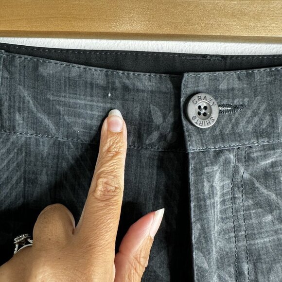 Crazy Shirts Expedition Shorts Mens 34 Cargo Performance Stretch Pattern - Picture 5 of 12